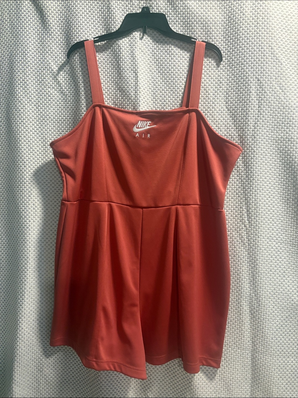 Nike Air Women's Rust-Red Tank Romper